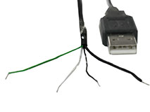 USB給電二又ケーブル / RS-485付