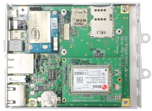 OpenBlocks IoT EX1の内部構造写真