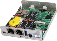 OpenBlocks IoT VX2の内部構造写真